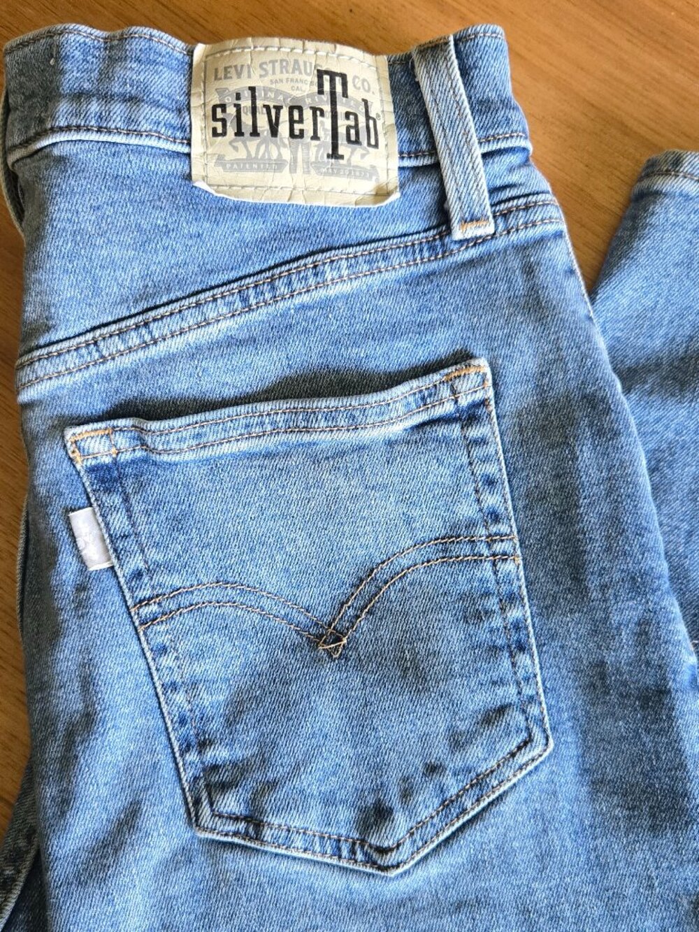 SilverTab by Levi's Women's Light Blue Denim Jeans